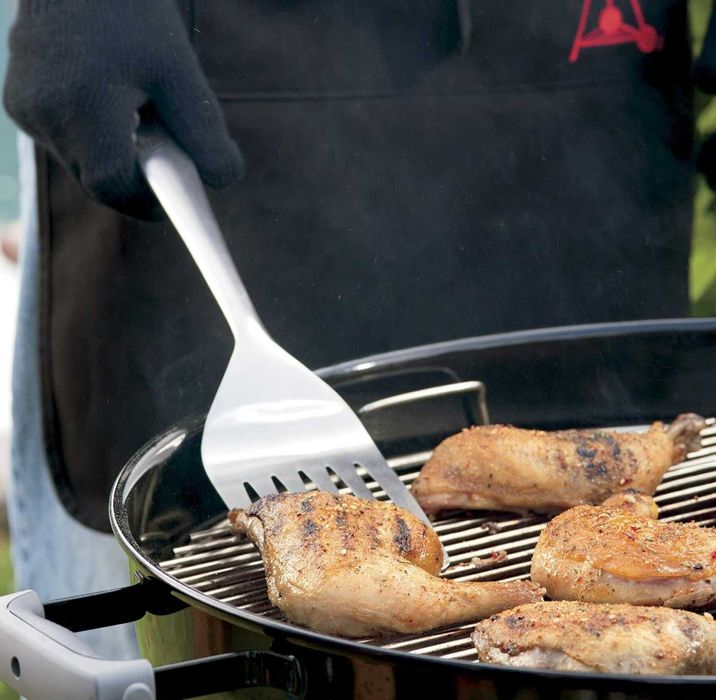 Weber Stainless Steel 2-Piece Barbecue Tool Set! Новый в коробке!