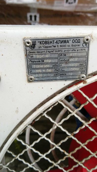 Промишлен вентилатор 410мм