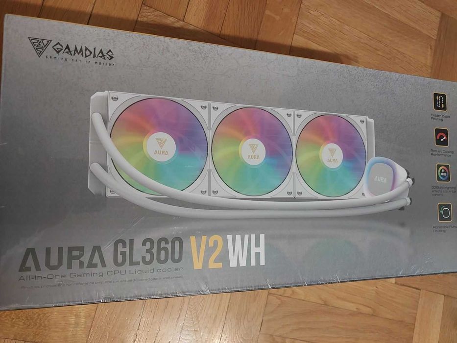 Gamdias Aura GL360 V2 WH - AIO - водно охлаждане (НОВ)