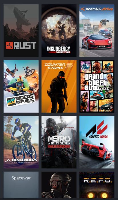 Аккаунт стим с играми и скинами