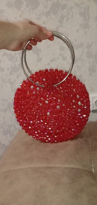 Ручная изделия сумка из бусина