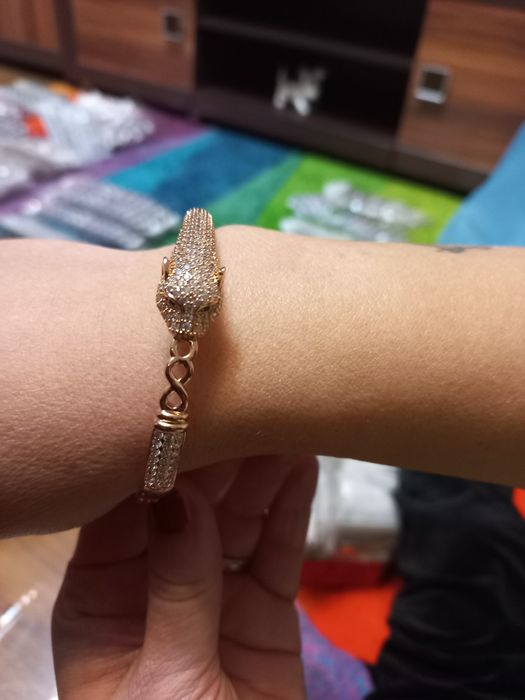 Bratara LOUIS VUITTON / Bratari Tennis  / Bratari leopard Gold