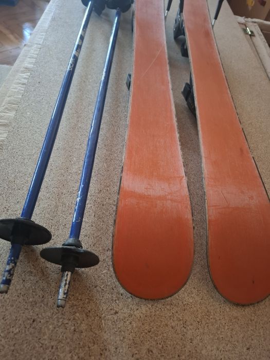 Детски ски комплект- обувки, ски, каска , щеки