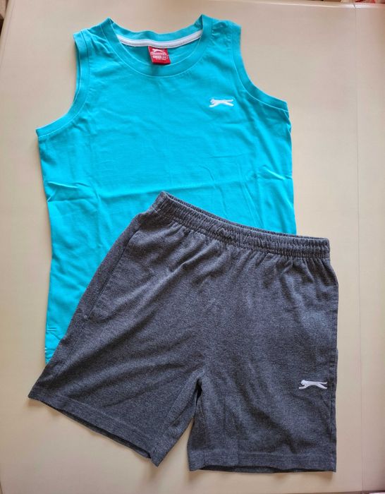 Два детски лота Puma и Slazenger за дете на 9-10 г с ръст 134-140 см