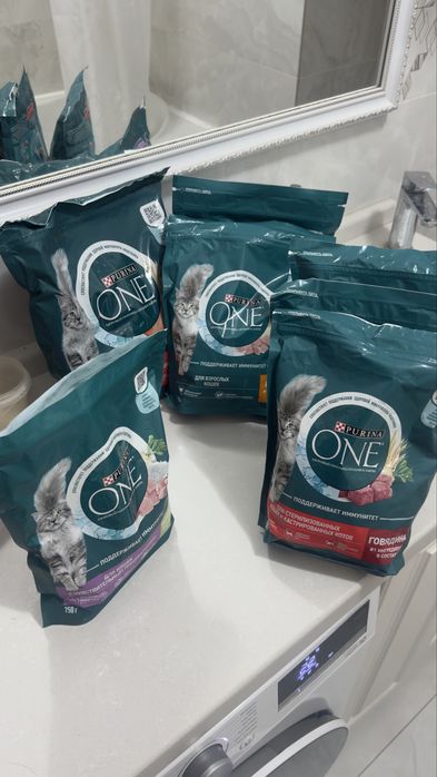 Продаю корм Purina ONE, все упаковки кроме одной не вскрыты