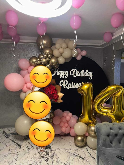 Arcada baloane majorat Decor aniversare/zi nastere/gender reveal party