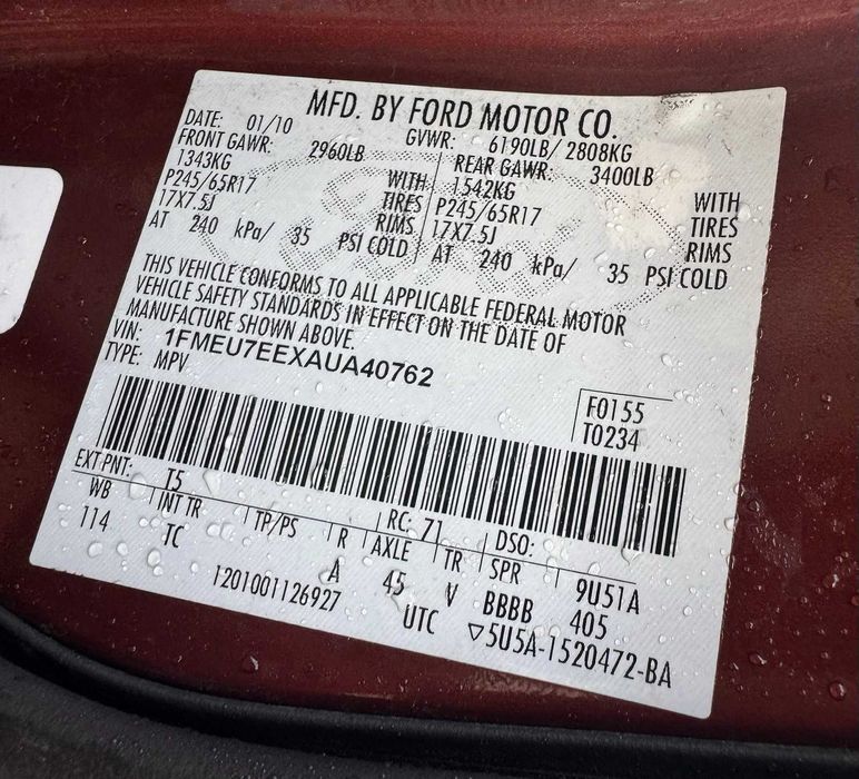 Блоки управление FORD Explorer Mountaineer 4.0L ЭБУ комп мозг