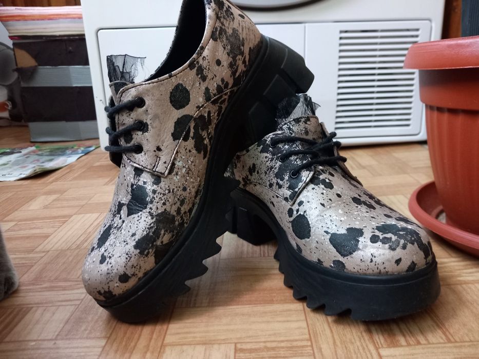 Дамски обувки, естествена кожа