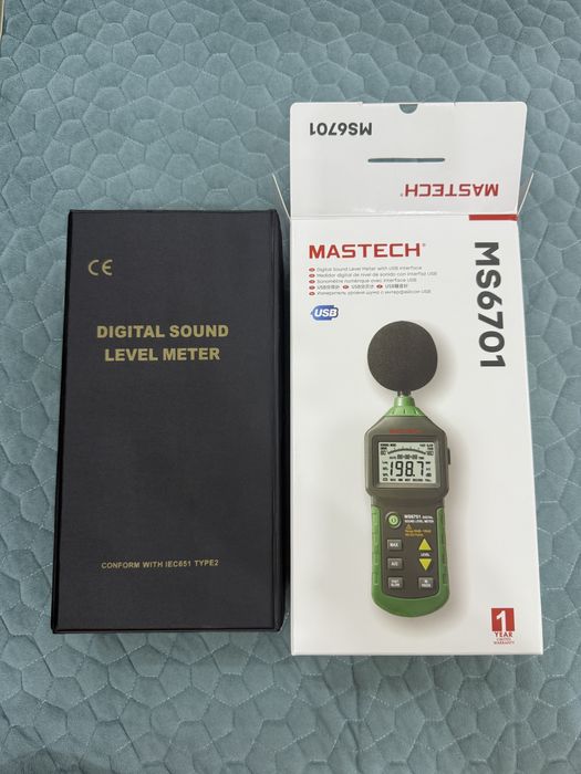 Шумомер MASTECH MS6701 новые