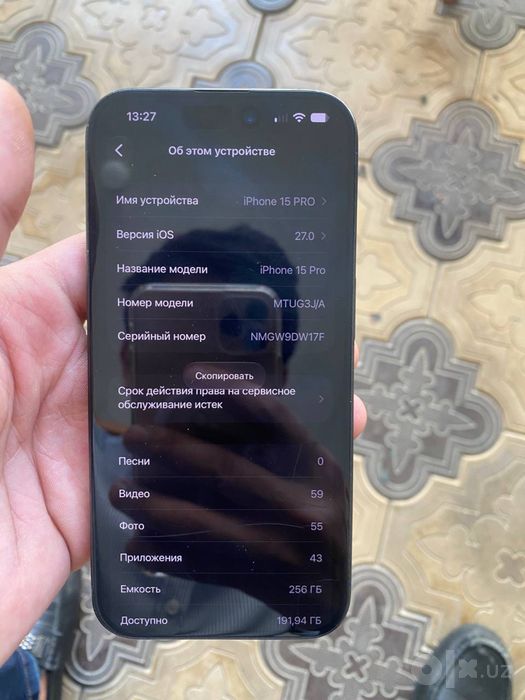 Iphone 15 PRO 256 GB