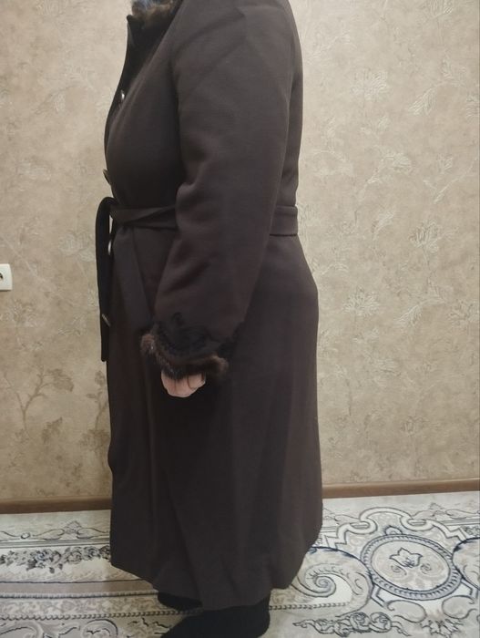 Пальто Турция Мех натуральный 56размер