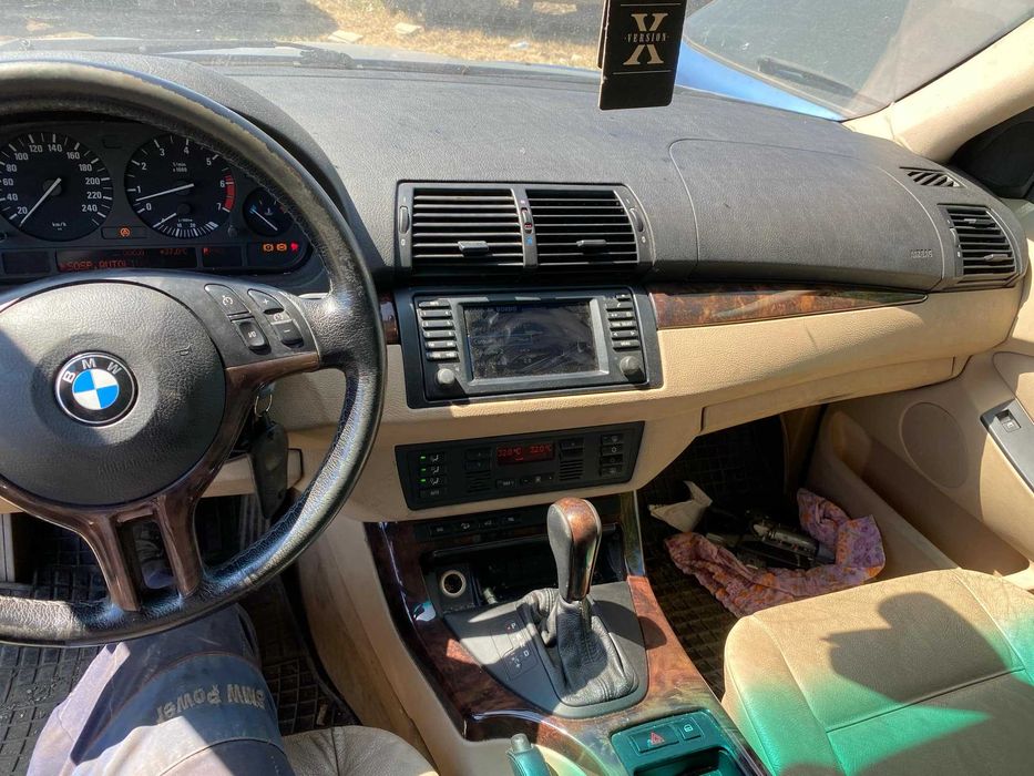 bmw x5 e53 4.4 286 на части бмв х5 е53 газов инжекцион кожа навигация