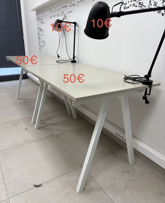 ВСИЧКО НА ПОЛОВИН ЦЕНА Офис мебели, бюра, настолни лампи, шкафове