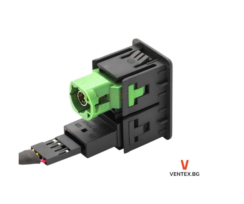 Удължител за вграждане за Volkswagen AUX и USB за RCD510 и RNS315