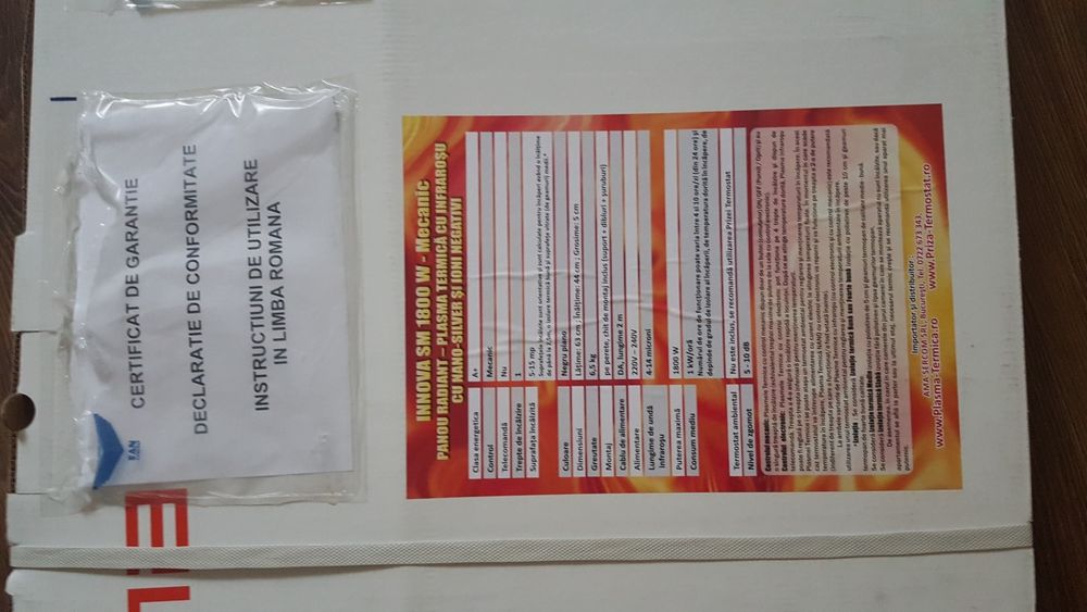 Panou radiant infraroșu nou