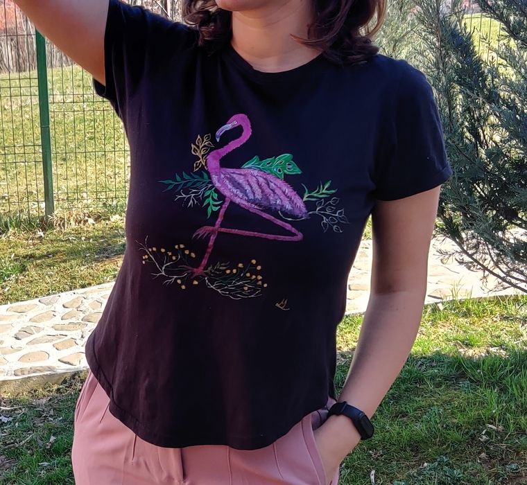 Tricouri pictate manual