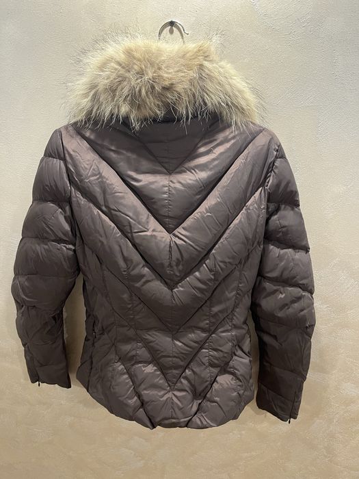 geaca de fas cu blana naturala si umplutura  puf