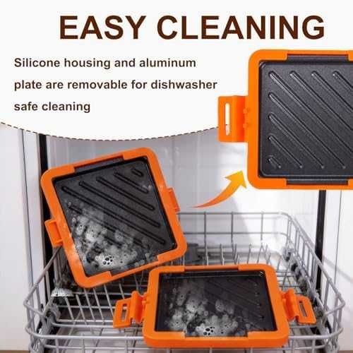 Нов Тостер за микровълнова с незалепващи плочи за сандвичи готвене дом