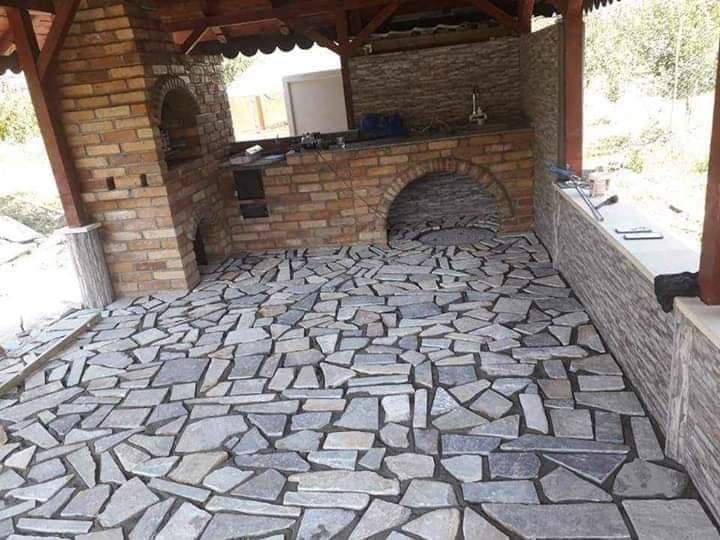 Piatra naturala de munte de Grecia 100%. Lucrez în toată Țara