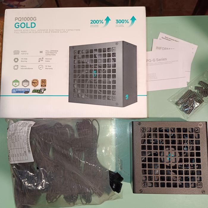Блок питания 1000 ватт для компьютера пк DeepCool Gold