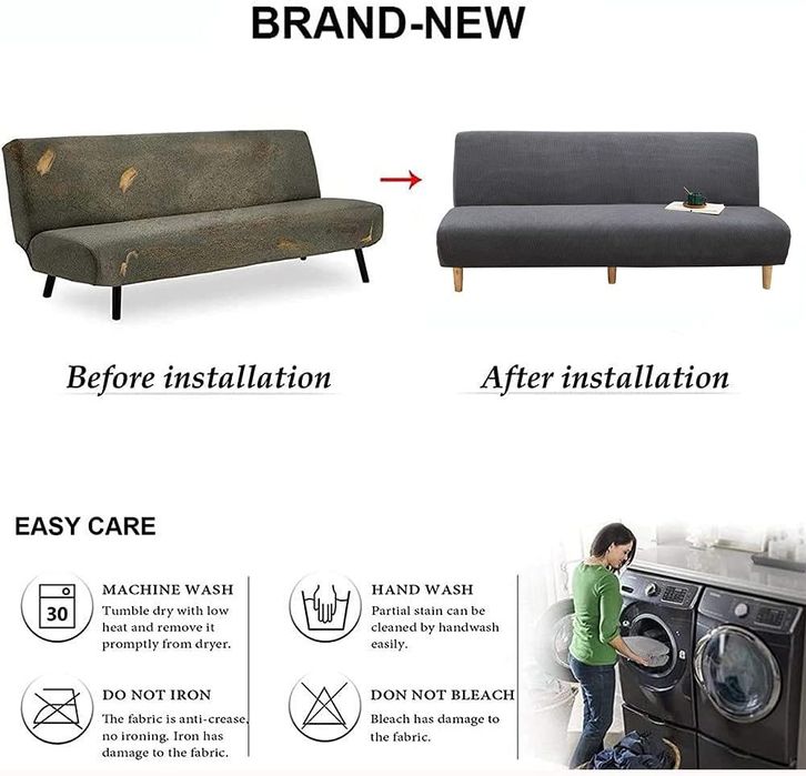 Покривало, калъф за диван, канапе, Жълт цвят