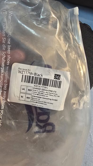 Adidasi barefoot, marime 36, negru