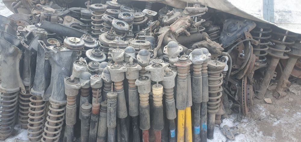 Цапфа, амортизаторы, пружины, рычаги, б/у из Германии