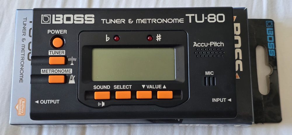 Boss TU-80 Tuner & Metronome – acordor chitara + metronom