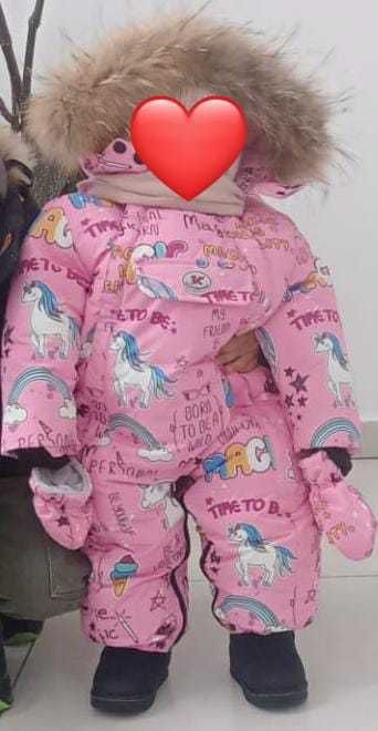 Детский зимний комбинезон