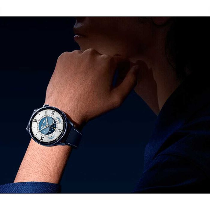 Умные часы Xiaomi Smart Watch S5 46mm Ceramic Blue (Синий)