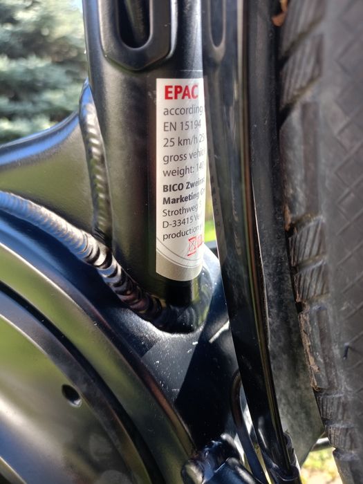 Ел велосипед FALTER внос от Швейцария