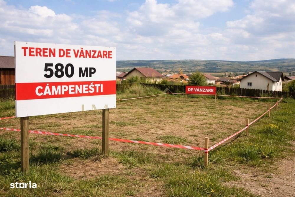 Teren intravilan 580mp, Campenesti jud Cluj