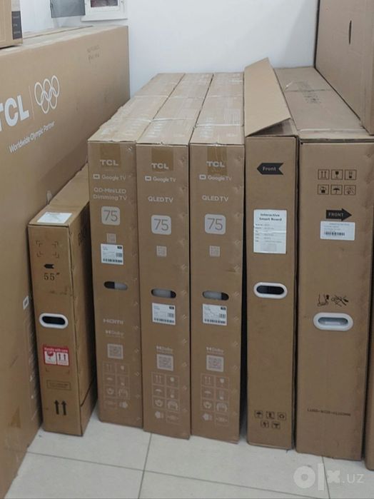 TCL 75” 4K Smart TV — Katta ekran, bepul dostavka va kafolat
