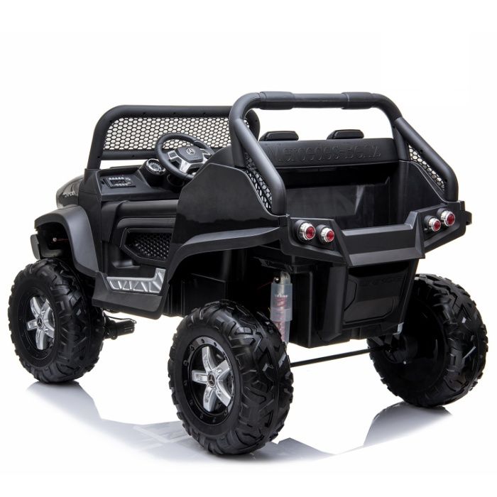 Masinuta electrica Kinderauto Mercedes UNIMOG 4x4  PREMIUM #Negru