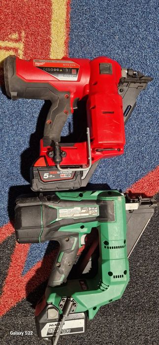 Milwaukee, Hikoki pistol de cuie pe acumulator