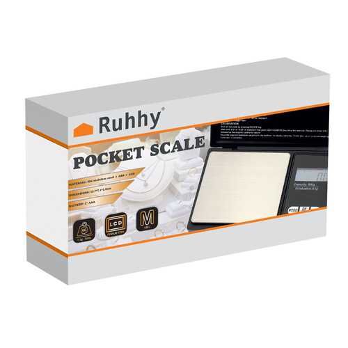 Cântar digital de buzunar, de mare precizie, portabil, afișaj LCD