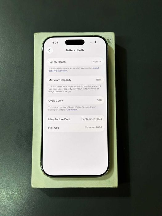 iPhone 16 Pro 128gb- неразличим от нов!