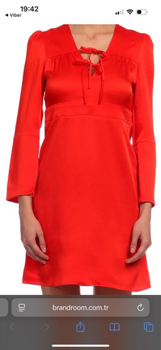 Сатенена рокля Maje