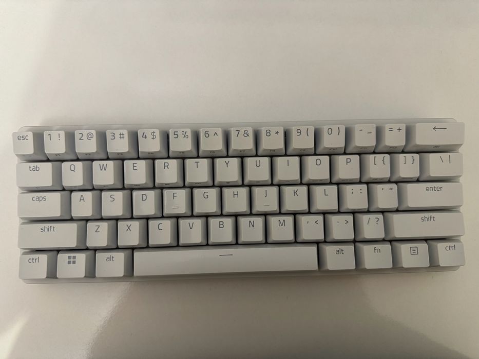 Механична клавиатура Razer- Huntsman Mini, Optical Red, Mercury