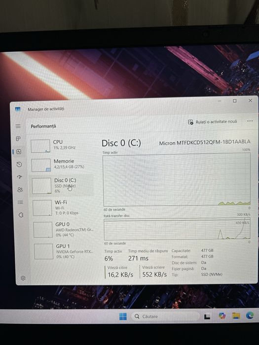 Laptop gaming| RTX2050| ryzen5 5500| 16gb ram | ssd M2 512gb