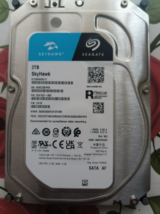 Hdd Seagate Skyhawk 2tb