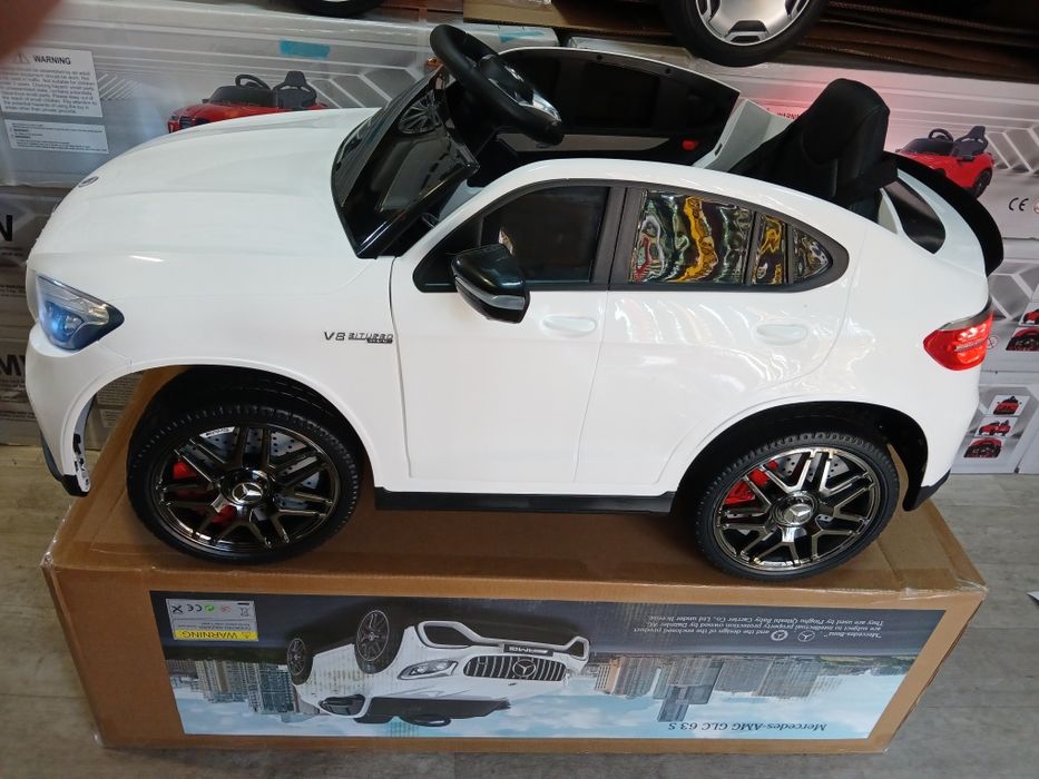 Промо!!Супер цена Акумулаторен джип Mercedes AMG GLC63S с меки гуми