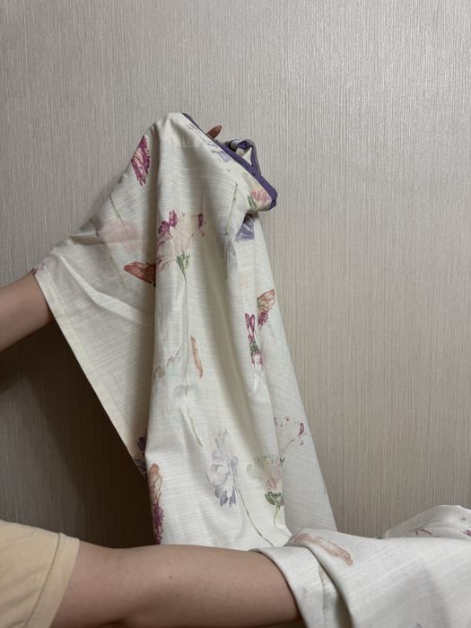 занавески с цветами