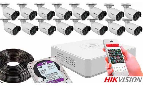 Камера 16 штук  видеонаблюдения