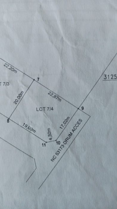 Teren Berceni, str. Vasile Goldis , 445 mp, dubla deschidere