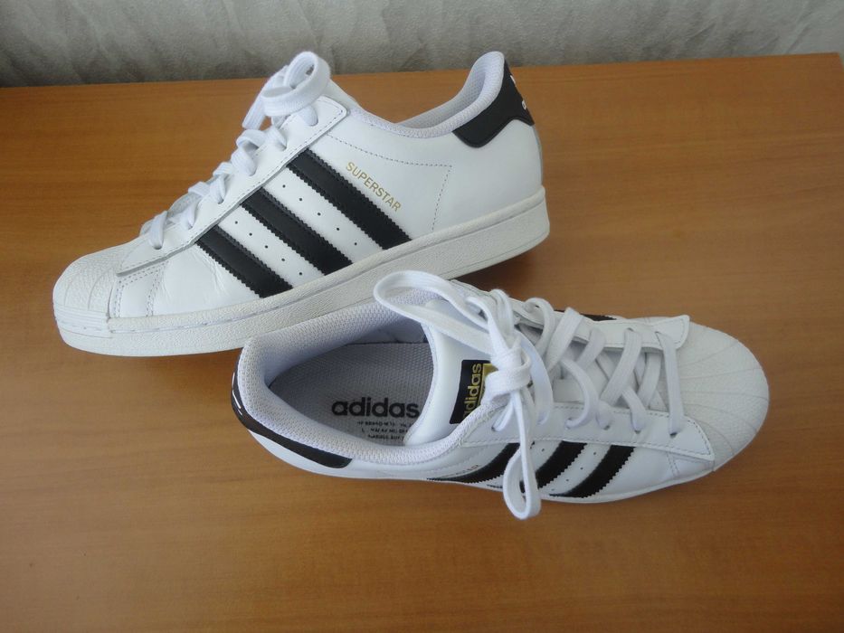 N38,5 Adidas Superstar/естествена кожа/дамски маратонки
