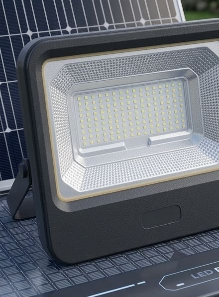 Proiectoare Solare 600W / 800W / 1000W Innova Cyborg Senzor Miscare & Lumina, Kit Instalare, Telecomanda