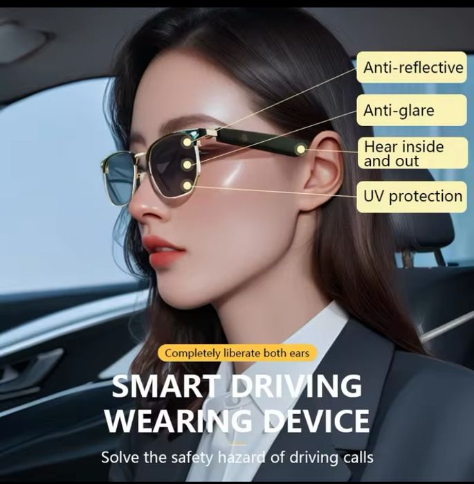 Ochelari de soare Smart conectare telefon, bluetooth,stereo