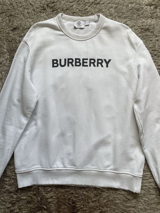 Bluza/sweatshirt alb/white L  Burberry