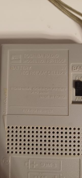 Vand Radio/Receptor de inalta Sensibilitate Toshiba RP-1155 F